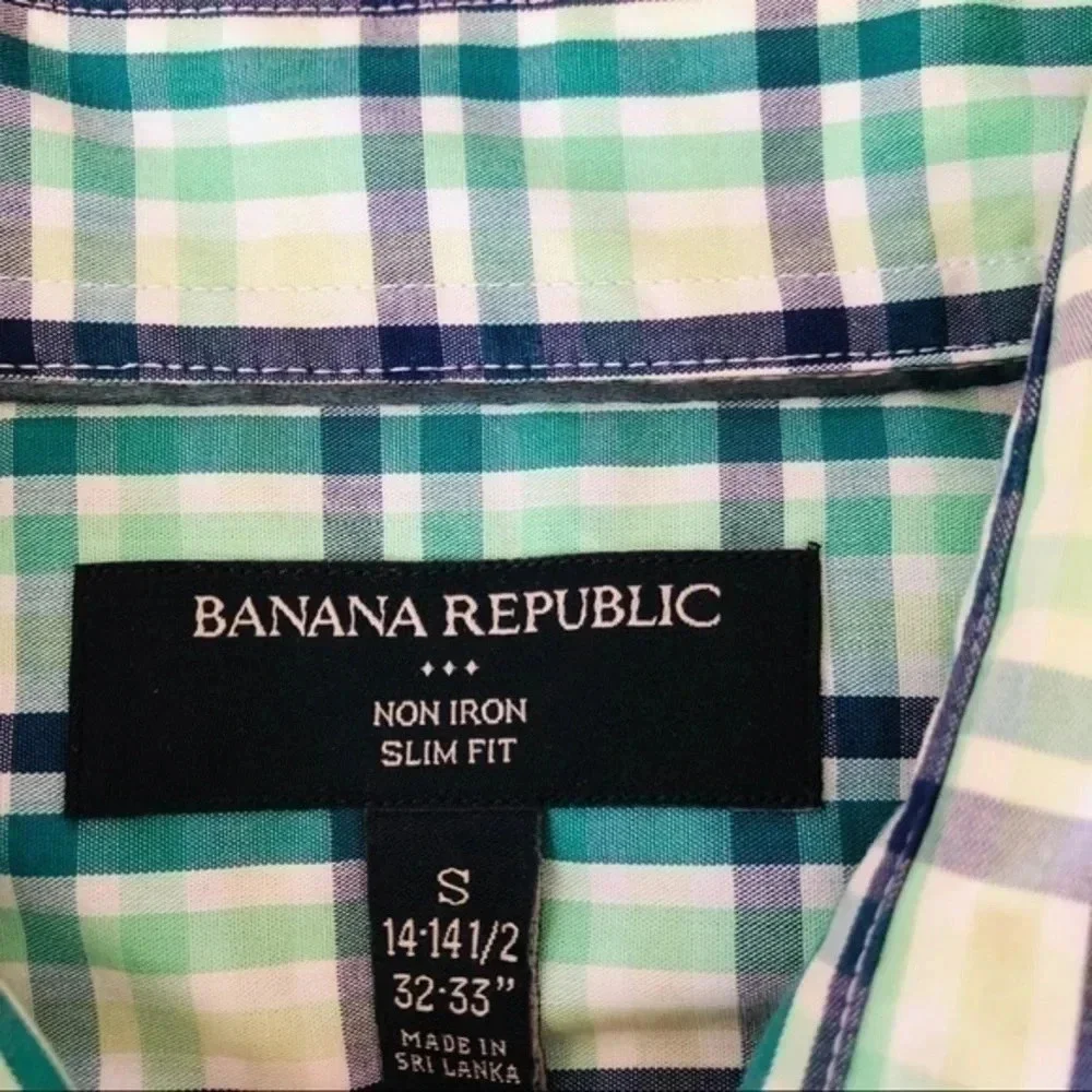 Banana Republic men’s buttondown shirt/14-…